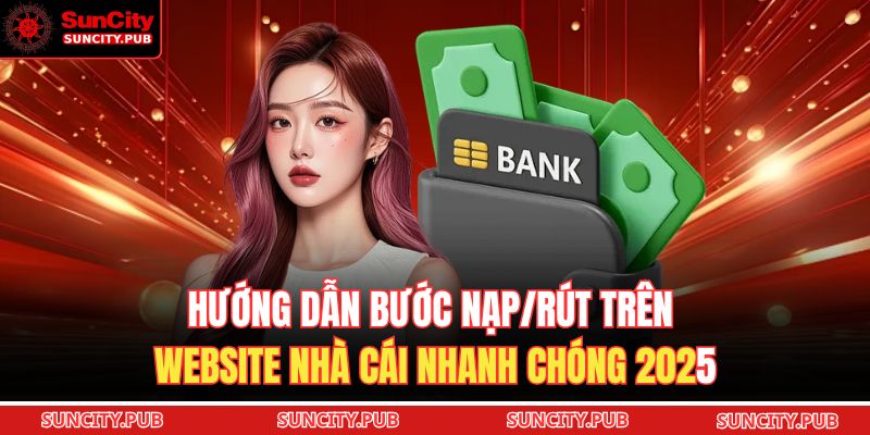 Hướng dẫn bước nạp/rút trên website nhà cái nhanh chóng 2025